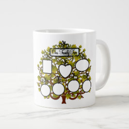 Taza De Café Gigante Añadir fotos familiares - Jumbo Mug