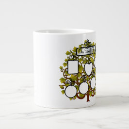 Taza De Café Gigante Añadir fotos familiares - Jumbo Mug