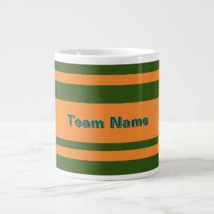Taza De Café Gigante Añadir Nombre De Equipo Colores De Equipo De Depor