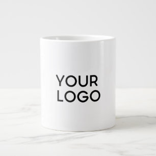 Taza De Café Gigante añadir su logotipo en un