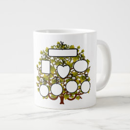 Taza De Café Gigante Añadir su nombre familiar / imágenes - Jumbo Mug