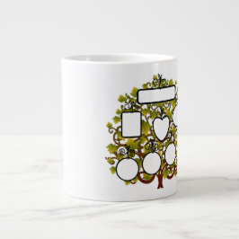 Taza De Café Gigante Añadir su nombre familiar / imágenes - Jumbo Mug