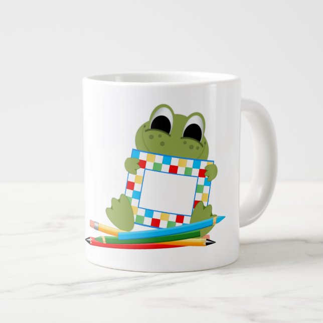 Taza De Café Gigante Añadir tu foto - Jumbo Mug (Derecha)