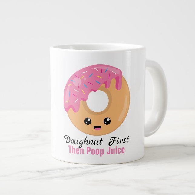 Taza De Café Gigante Añadir tu texto - Jumbo Mug (Derecha)