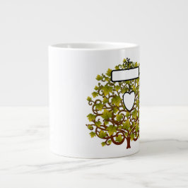 Taza De Café Gigante Añadir tu texto y fotos - Jumbo Mug