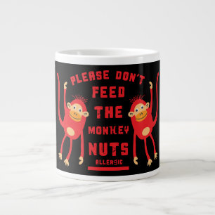 Taza De Café Gigante Anafilaxia Alergias nudistas Café Mug