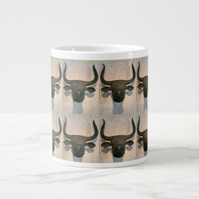 Taza De Café Gigante Ancient Bull (Frente)