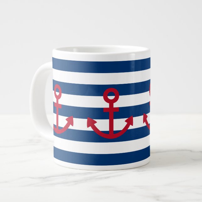 Taza De Café Gigante Ancla (Izquierda)