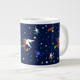 Taza De Café Gigante Ángel Dudes Starry Night (Medianoche)