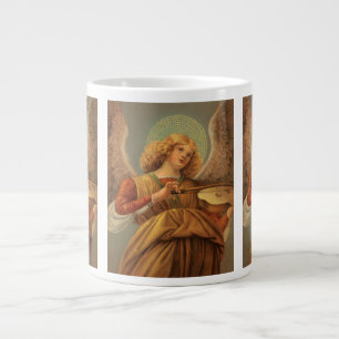 Taza De Café Gigante Ángel renacentista tocando violín Melozzo da Forli