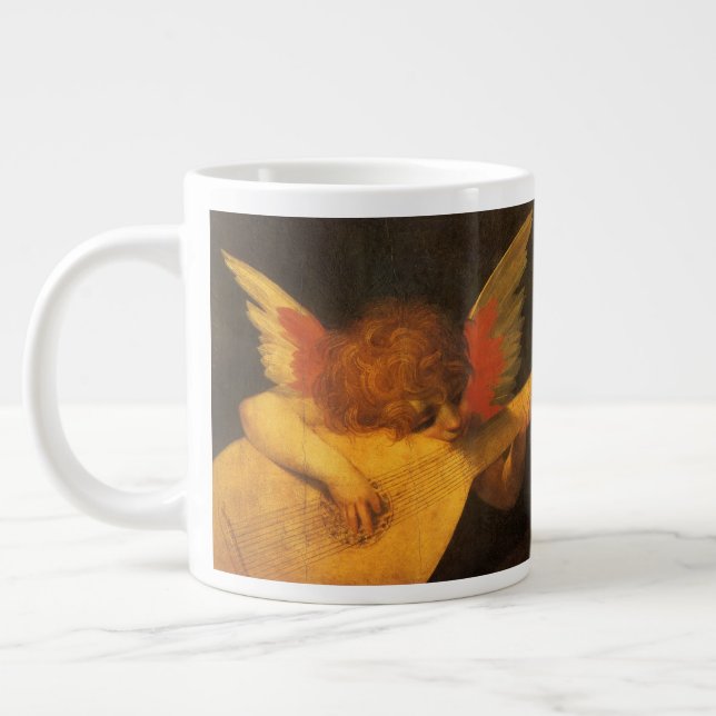 Taza De Café Gigante Ángel tocando la lute de Rosso Fiorentino (Izquierda)