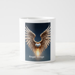 Taza De Café Gigante Angel Wings Jumbo Specialty Mug