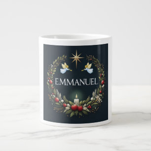 Taza De Café Gigante Ángeles Navidades de Emmanuel
