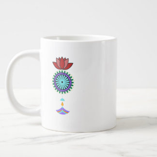 Taza De Café Gigante Anhänger spirituell mit Lotusblüte