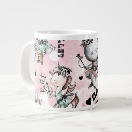 Taza De Café Gigante Animales de Ballerina