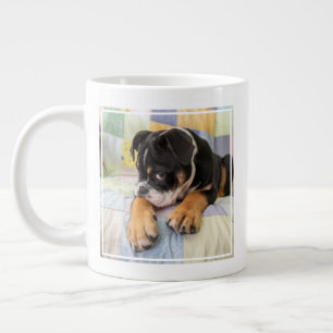 Taza De Café Gigante Animales de bebé más afectados   Antiguo y tímido 