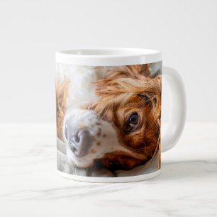 Taza De Café Gigante Animales de bebé más afectados Cocker Spaniel