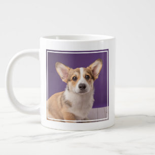 Taza De Café Gigante Animales de bebé más afectados   Corgi Puppy sobre
