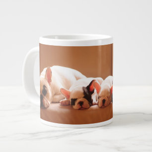 Taza De Café Gigante Animales de bebé más afectados   Familia francesa 