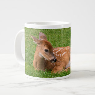 Taza De Café Gigante Animales de bebé más afectados   Little Fawn