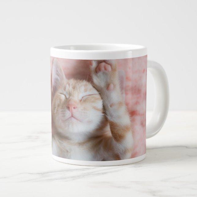 Taza De Café Gigante Animales de bebé más afectados | Pequeño Naranja a (Derecha)