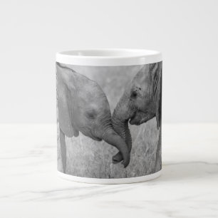Taza De Café Gigante Animales de bebé más afectados Saludo de los beb