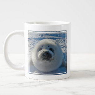 Taza De Café Gigante Animales de bebé más afectados   Sello de bebé