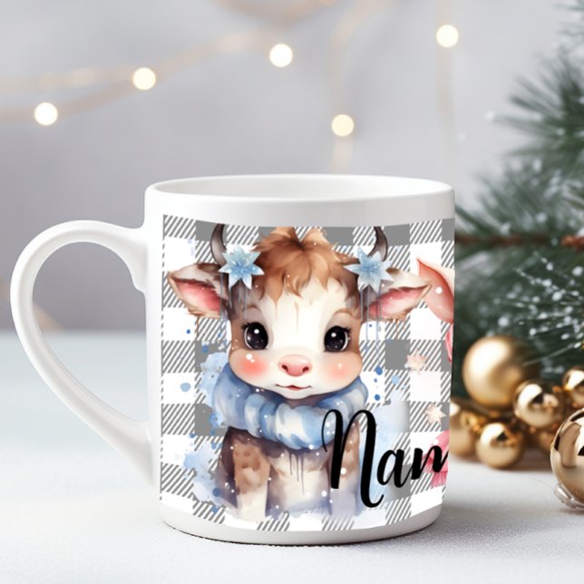 Taza De Café Gigante Animales de granja de invierno personalizados (Subido por el creador)