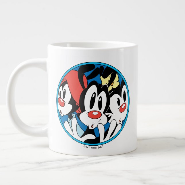 Taza De Café Gigante Animaniacs | Gráfico circular de hermanos Warner (Izquierda)