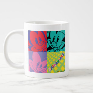 Taza De Café Gigante Animaniacs   Warner Siblings Pop Art Graphic