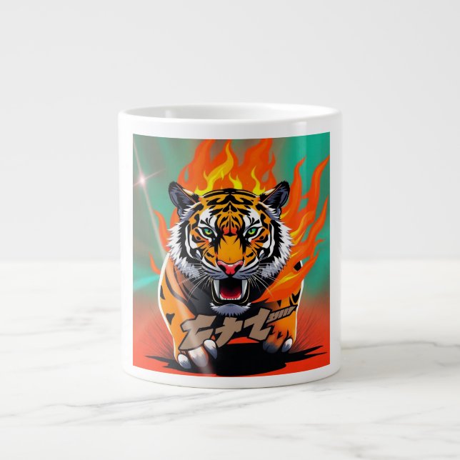 Taza De Café Gigante anime tigre (Frente)