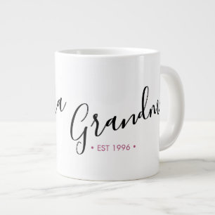 Taza De Café Gigante Año de Fundación de la Abuela Personalizado