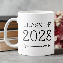 Taza De Café Gigante Año de graduación Clase de graduación