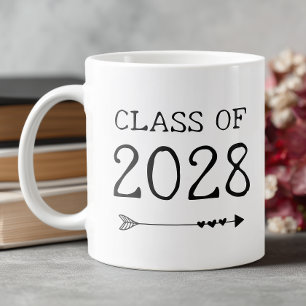 Taza De Café Gigante Año de graduación Clase de graduación
