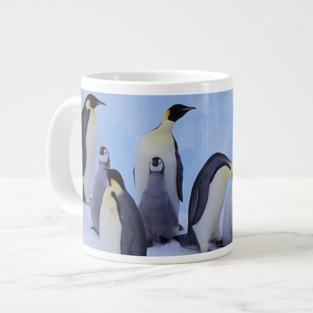 Taza De Café Gigante Antártida, Pingüinos Emporer (Izquierda)