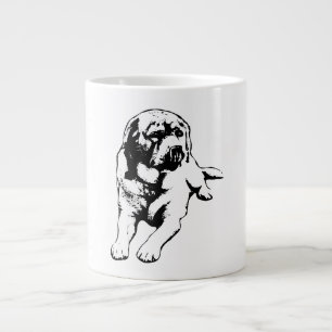 Taza De Café Gigante Anticipación del aperitivo - Labrador Lick