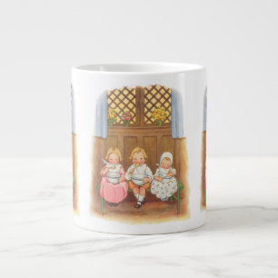 Taza De Café Gigante Antigua Rima Infantil de Pease Porridge Hot