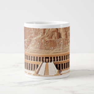 Taza De Café Gigante Antiguo faraón de Egipto Templo deir el bahri Dina