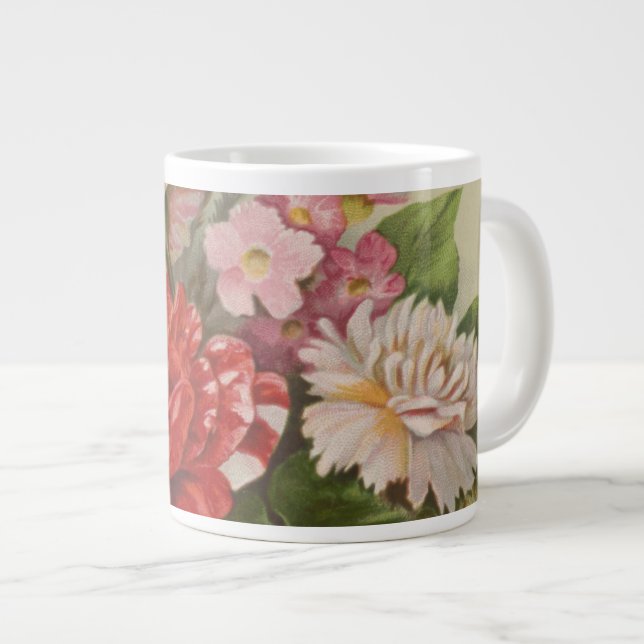 Taza De Café Gigante Antique Valentine's Day, L. Prang & Co., 1882  (Derecha)