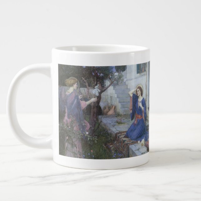 Taza De Café Gigante Anunciación de John William Waterhouse (Izquierda)