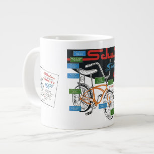 Taza De Café Gigante Anuncio de bicicleta antigua