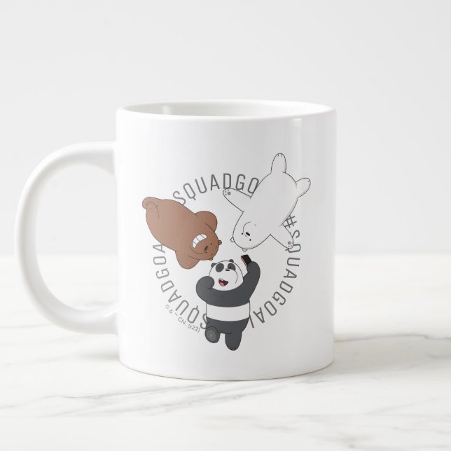 Taza De Café Gigante Apagamos osos - #SquadGoals (Izquierda)