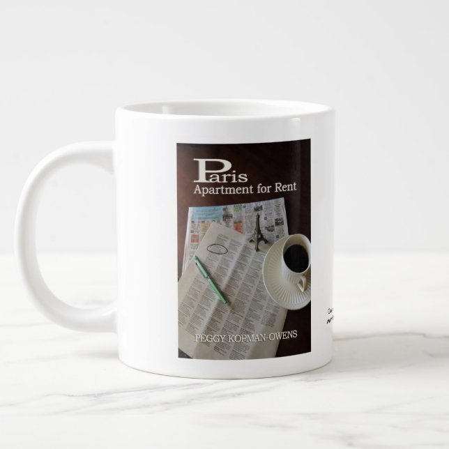 Taza De Café Gigante "Apartamento de París para alquilar" (Izquierda)