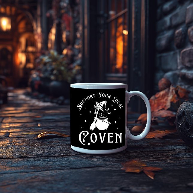 Taza De Café Gigante Apoya a tu Coven Local (Subido por el creador)