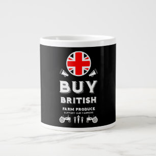 Taza De Café Gigante Apoyo a la agricultura británica