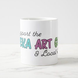 Taza De Café Gigante Apoyo a la Asociación de Arte Topeka