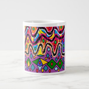 TAZA DE CAFÉ GIGANTE APOYO AL ARTE AMA A UN ARTISTA PARA SIEMPRE