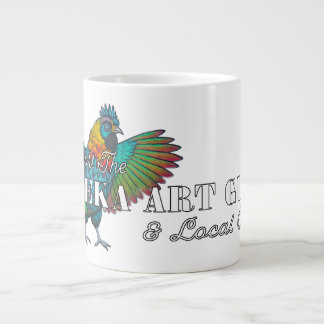 Taza De Café Gigante Apoyo al Pollo del Gremio de Arte de Topeka