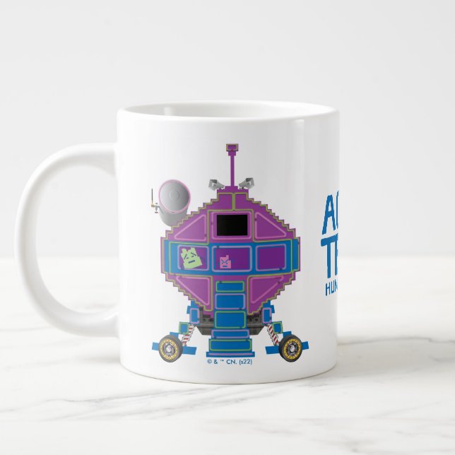 Taza De Café Gigante Aqua Adolescente fuerza de hambre auto Mooninites (Izquierda)