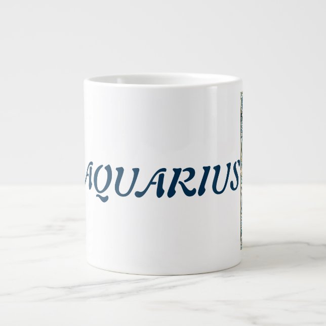 Taza De Café Gigante Aquarius (Frente)